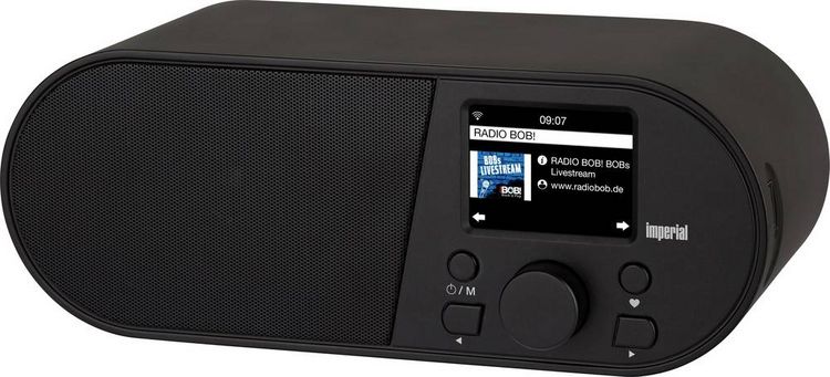 Produktbild: Imperial i105 Internet Tischradio Internet AUX, USB, WLAN, Internetradio Weckfunktion Schwarz