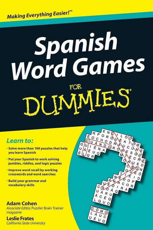 Produktbild: Spanish Word Games For Dummies