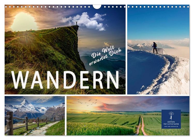 Produktbild: Wandern - die Welt erwartet Dich (Wandkalender 2026 DIN A3 quer), CALVENDO Monatskalender