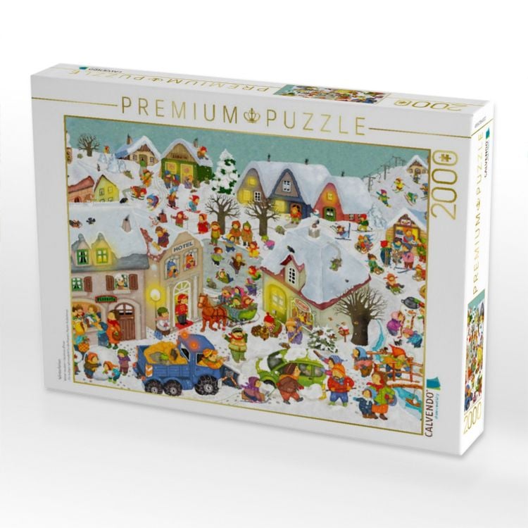 Produktbild: CALVENDO Puzzle Winterferien | 2000 Teile Lege-Gr&ouml;&szlig;e 90x67cm Foto-Puzzle f&uuml;r gl&uuml;ckliche Stunden