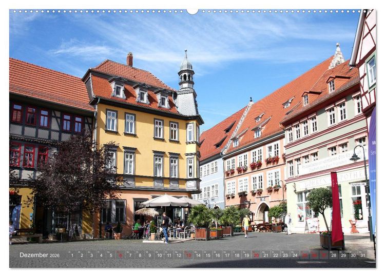 Produktbild: Bad Langensalza - Eine Perle Th&uuml;ringens (hochwertiger Premium Wandkalender 2026 DIN A2 quer), Kunstdruck in Hochglanz