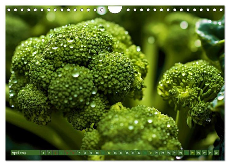 Produktbild: GR&Uuml;N - Gem&uuml;se und Obst - Knackig und Frisch (Wandkalender 2026 DIN A4 quer), CALVENDO Monatskalender