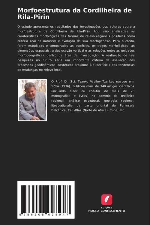 Produktbild: Morfoestrutura da Cordilheira de Rila-Pirin