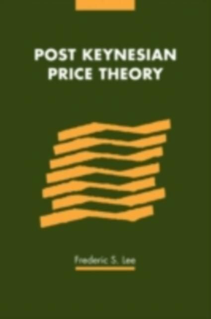 Produktbild: Post Keynesian Price Theory