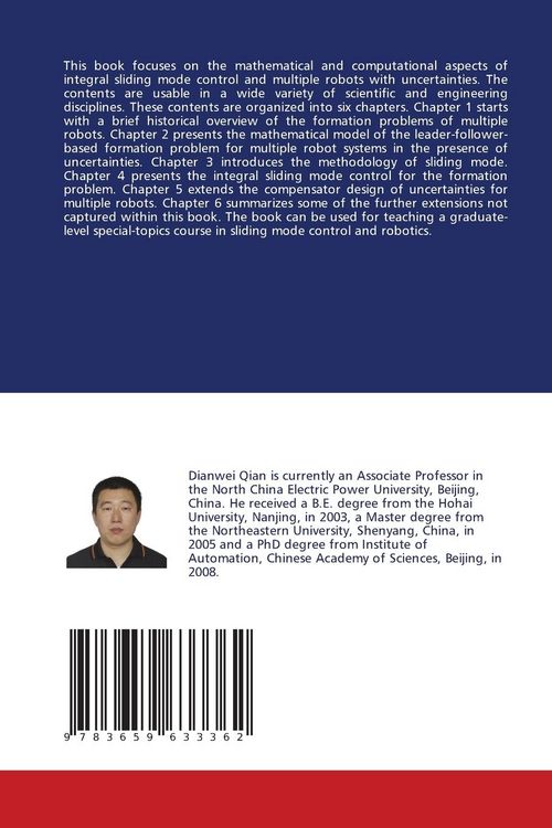 Produktbild: Integral Sliding Mode Formation Control of Uncertain Mobile Robots