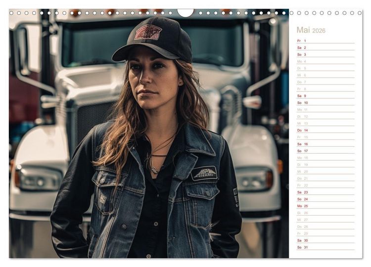 Produktbild: Truckerinnen (Wandkalender 2026 DIN A3 quer), CALVENDO Monatskalender