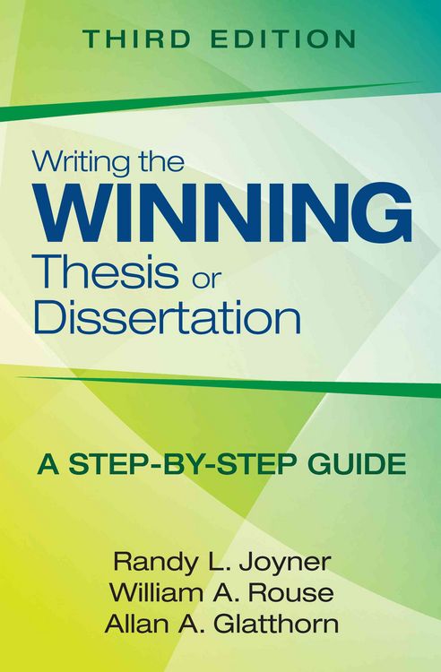 Produktbild: Joyner, R: Writing the Winning Thesis or Dissertation