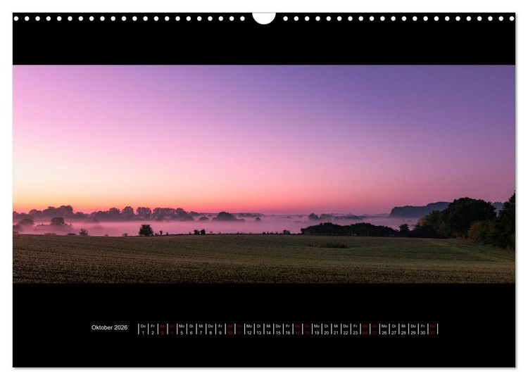 Produktbild: Kreis Ostholstein - Land und Wasser zwischen Sonnenauf- und Sonnenuntergang (Wandkalender 2026 DIN A3 quer), CALVENDO Monatskalender