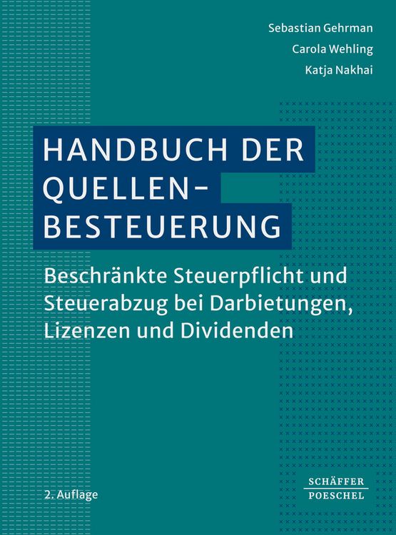 Produktbild: Handbuch der Quellenbesteuerung