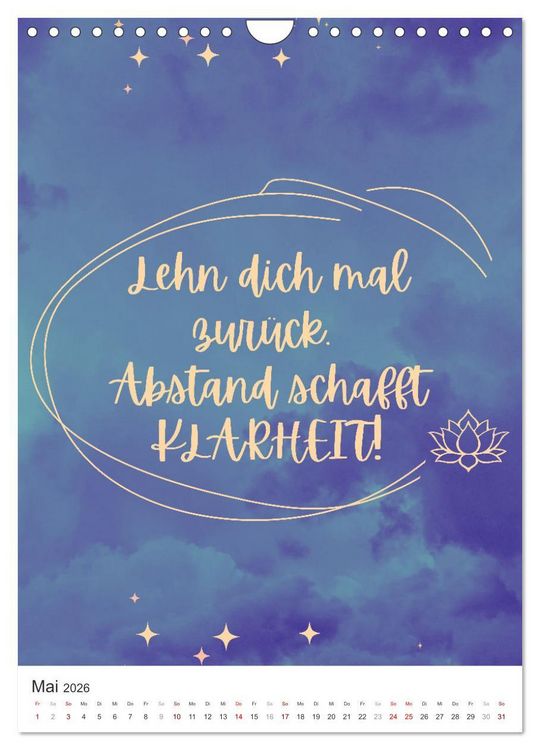 Produktbild: Freudvoll durchs Jahr! (Wandkalender 2026 DIN A4 hoch), CALVENDO Monatskalender
