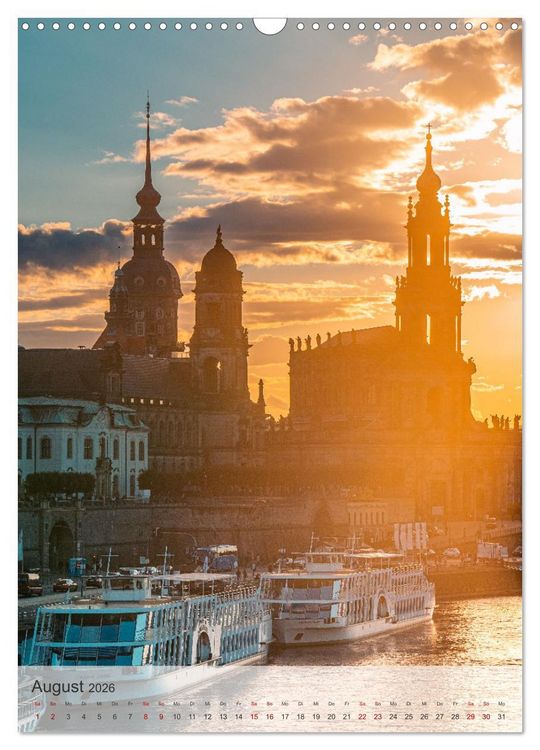 Produktbild: Elbstadt Dresden (Wandkalender 2026 DIN A3 hoch), CALVENDO Monatskalender