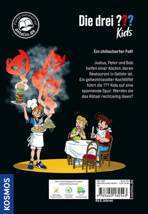 Produktbild: Die drei ??? Kids, 104, Teuflische K&uuml;che