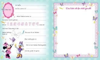 Produktbild: Disney Minnie Schleifen-Boutique Kindergartenfreundebuch
