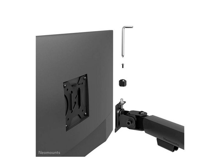 Produktbild: Neomounts DS60-600BL2 Monitor-Standfu&szlig; 2 Display(s) 25,4 cm (10") - 81,3 cm (32") Schwarz H&ouml;henverstellbar, Neigbar, Schwenkbar, Stand