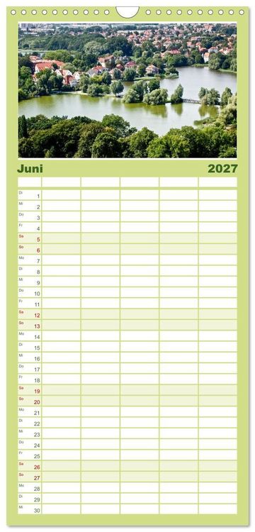 Produktbild: Familienplaner 2027 - Stralsund - Momente einer Reise mit 5 Spalten (Wandkalender, 21 x 45 cm) CALVENDO