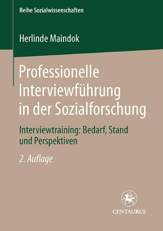 Produktbild: Professionelle Interviewf&uuml;hrung in der Sozialforschung