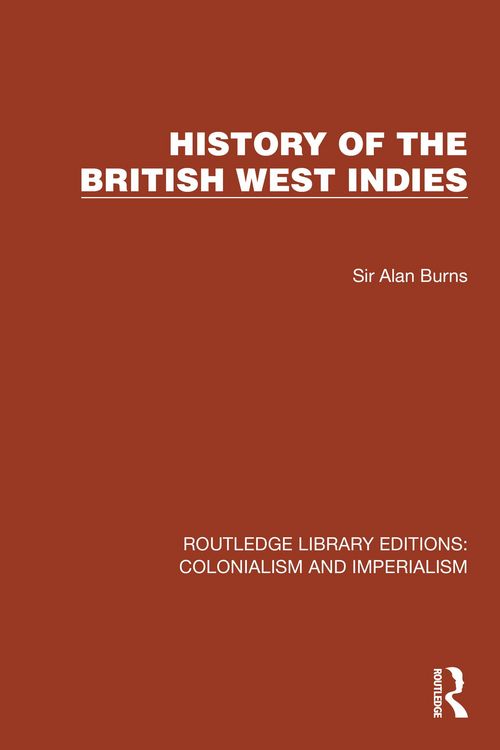 Produktbild: History of the British West Indies