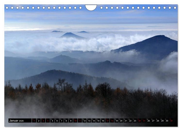 Produktbild: Das Zittauer Gebirge - (Wandkalender 2026 DIN A4 quer), CALVENDO Monatskalender