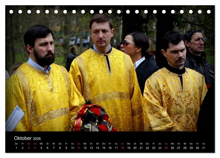 Produktbild: GESICHTER RUSSLANDS 2026 (Tischkalender 2026 DIN A5 quer), CALVENDO Monatskalender