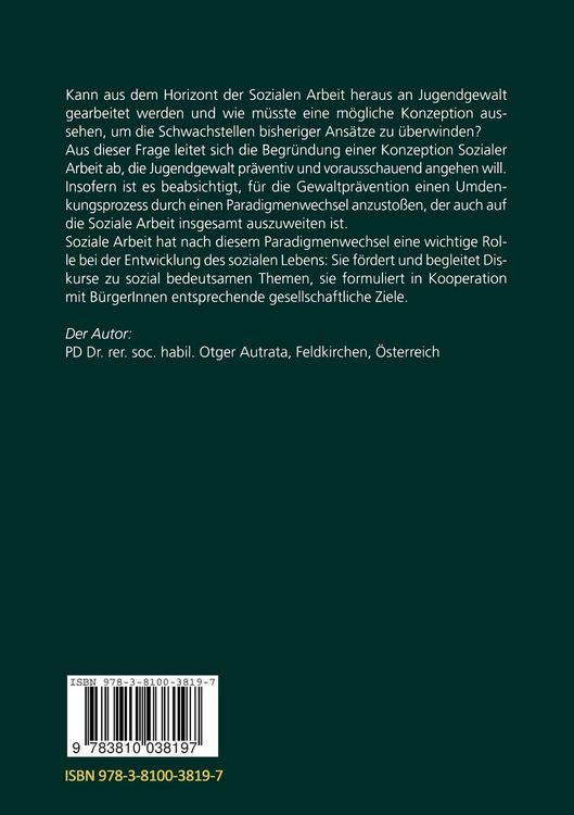 Produktbild: Pr&auml;vention von Jugendgewalt