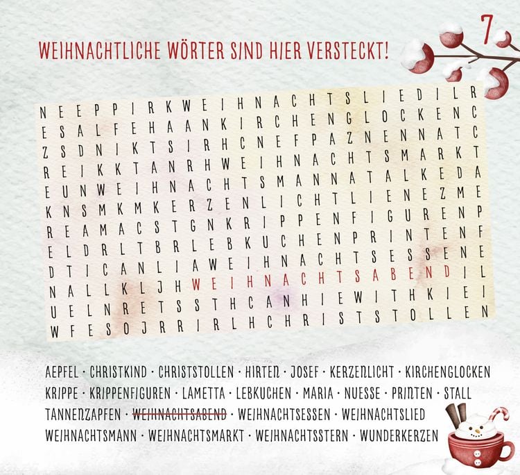 Produktbild: 24 x ultimativer R&auml;tselspa&szlig; f&uuml;r den Advent