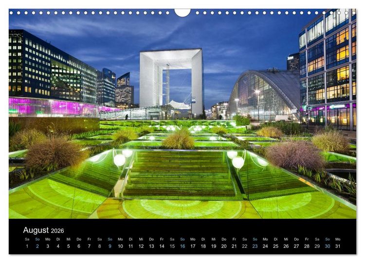 Produktbild: Paris bei Nacht 2026 (Wandkalender 2026 DIN A3 quer), CALVENDO Monatskalender