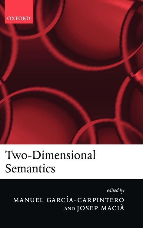 Produktbild: Two-Dimensional Semantics
