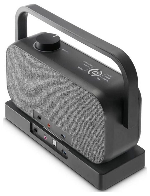 Produktbild: Hama TV-Lautsprecher AUX, USB Schwarz, Grau