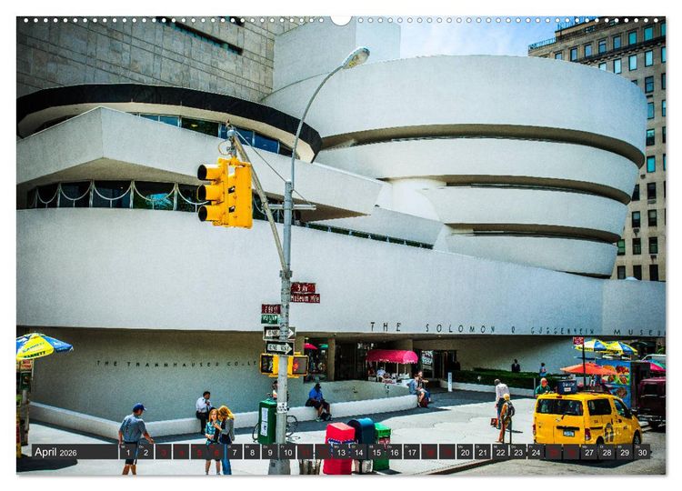 Produktbild: Stadtansichten New York (hochwertiger Premium Wandkalender 2026 DIN A2 quer), Kunstdruck in Hochglanz