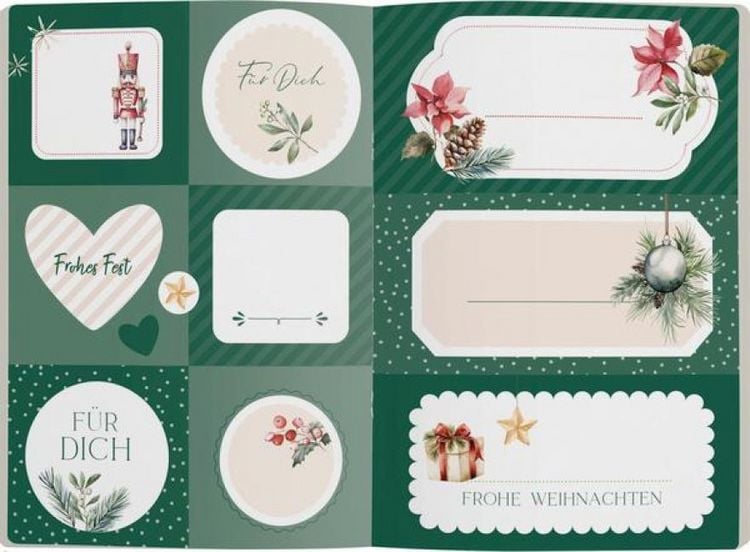 Produktbild: Etikettenbuch Weihnachten