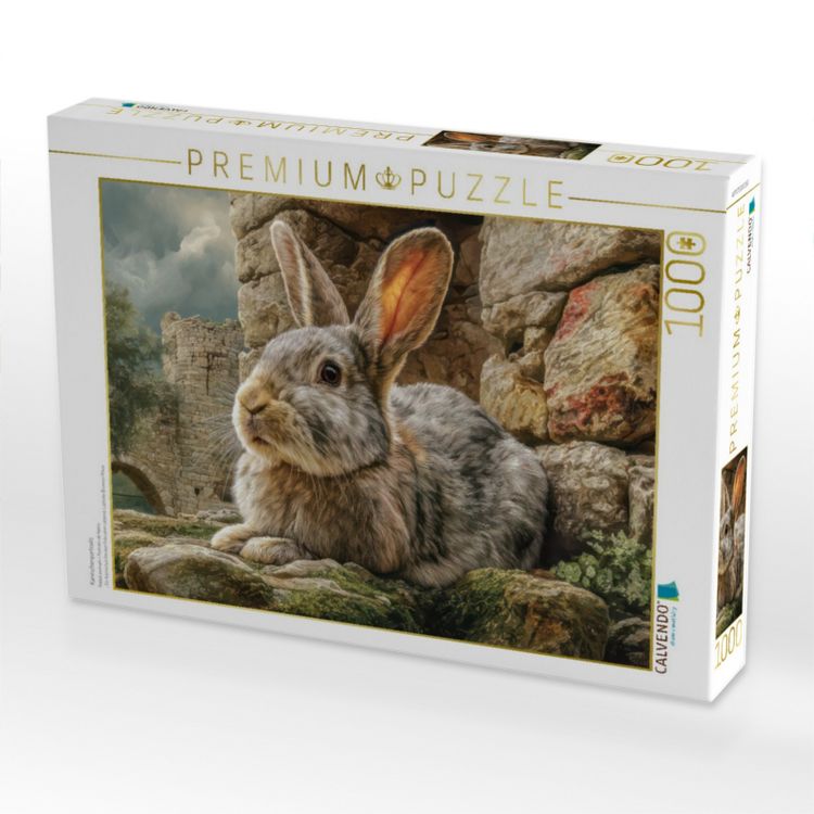 Produktbild: CALVENDO Puzzle Kaninchenportraits | 1000 Teile Lege-Gr&ouml;&szlig;e 64x48cm Foto-Puzzle f&uuml;r gl&uuml;ckliche Stunden