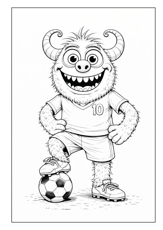 Produktbild: Monster Malbuch f&uuml;r Kinder ab 6 Jahren mit 50 sch&ouml;nen Ausmalmotiven