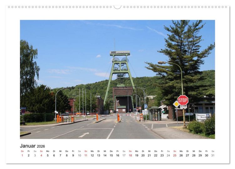 Produktbild: Zeche Prosper-Haniel Bottrop (hochwertiger Premium Wandkalender 2026 DIN A2 quer), Kunstdruck in Hochglanz