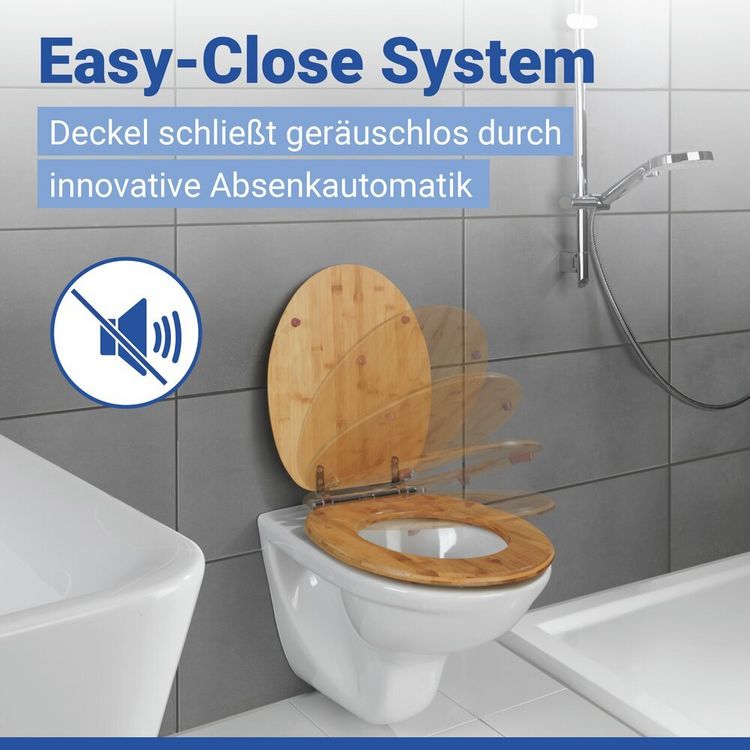 Produktbild: WC-Sitz Mod. Bambusa, Toilettensitz aus Bambus