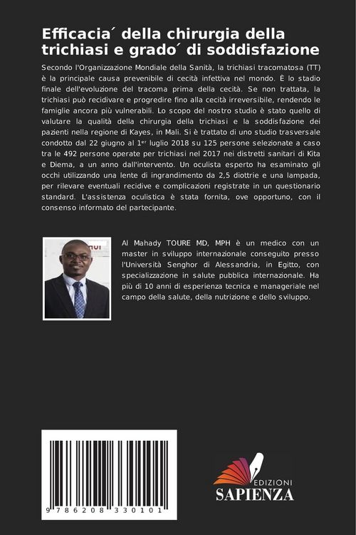 Produktbild: Efficacia &iquest; della chirurgia della trichiasi e grado &iquest; di soddisfazione