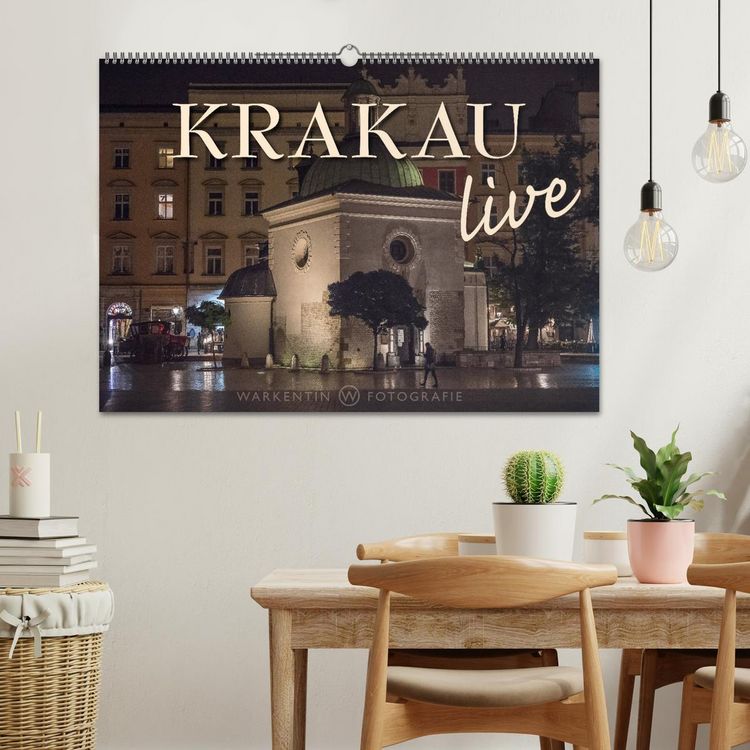 Produktbild: Krakau live (Wandkalender 2026 DIN A2 quer), CALVENDO Monatskalender