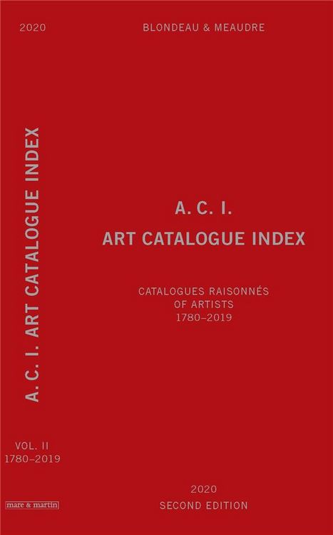 Produktbild: A.C.I., art catalogue index : Catalogues raisonn&eacute;s of artists