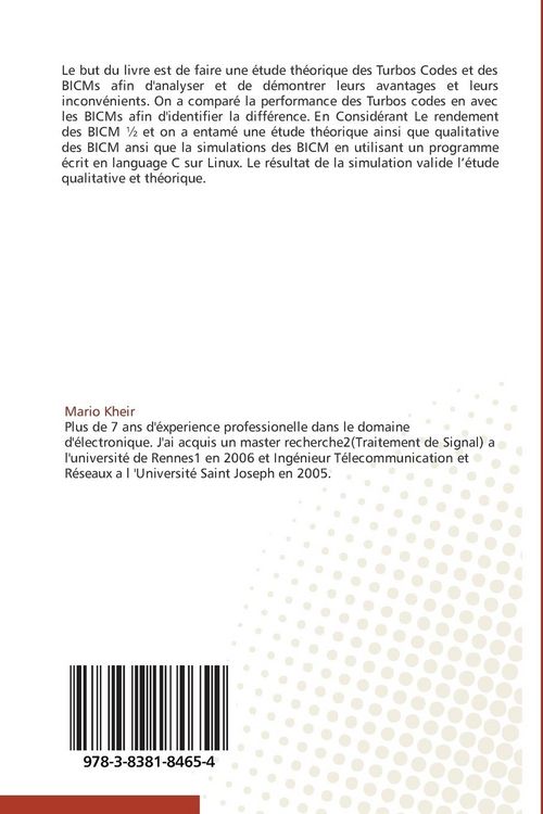 Produktbild: Turbo Codes et BICMs