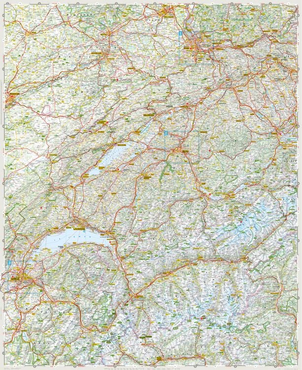 Produktbild: MARCO POLO Regionalkarte Schweiz 01 - westlicher Teil 1:200.000