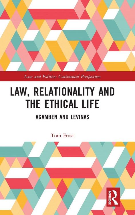 Produktbild: Law, Relationality and the Ethical Life
