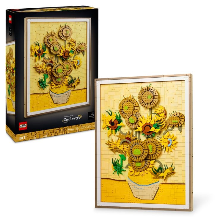 Produktbild: LEGO Art Vincent van Gogh &ndash; Sonnenblumen - 3D-Gem&auml;lde zum Bauen 31215