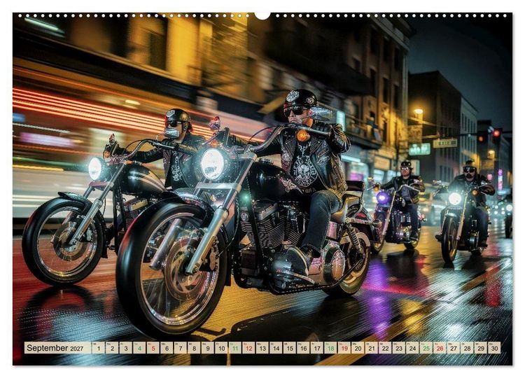 Produktbild: Rockergl&uuml;ck (Wandkalender 2027 DIN A2 quer), CALVENDO Monatskalender