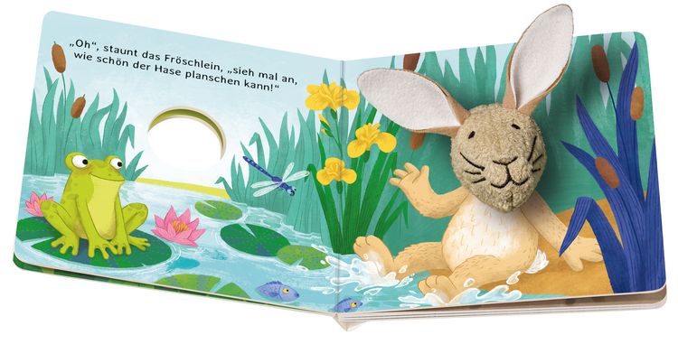 Produktbild: Mein liebstes Fingerpuppenbuch: Hallo, kleiner Hase!