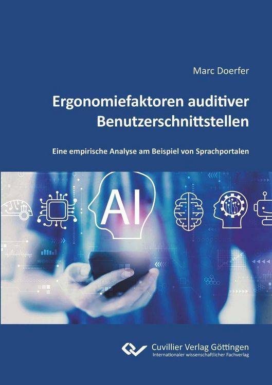 Produktbild: Ergonomiefaktoren auditiver Benutzerschnittstellen