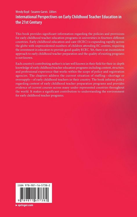 Produktbild: International Perspectives on Early Childhood Teacher Education in the 21st Century