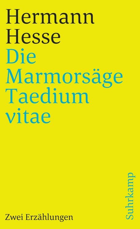 Produktbild: Die Marmors&auml;ge. Taedium vitae