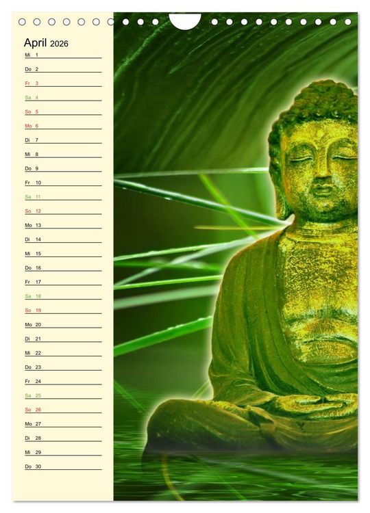 Produktbild: Buddha (Wandkalender 2026 DIN A4 hoch), CALVENDO Monatskalender