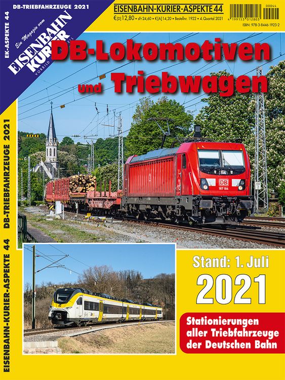 Produktbild: DB-Lokomotiven und Triebwagen - Stand 1. Juli 2021