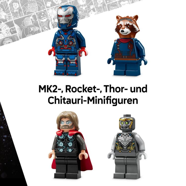 Produktbild: LEGO ǀ Marvel 76322 Avengers: Endgame Thor vs. Chitaur, Spielzeug
