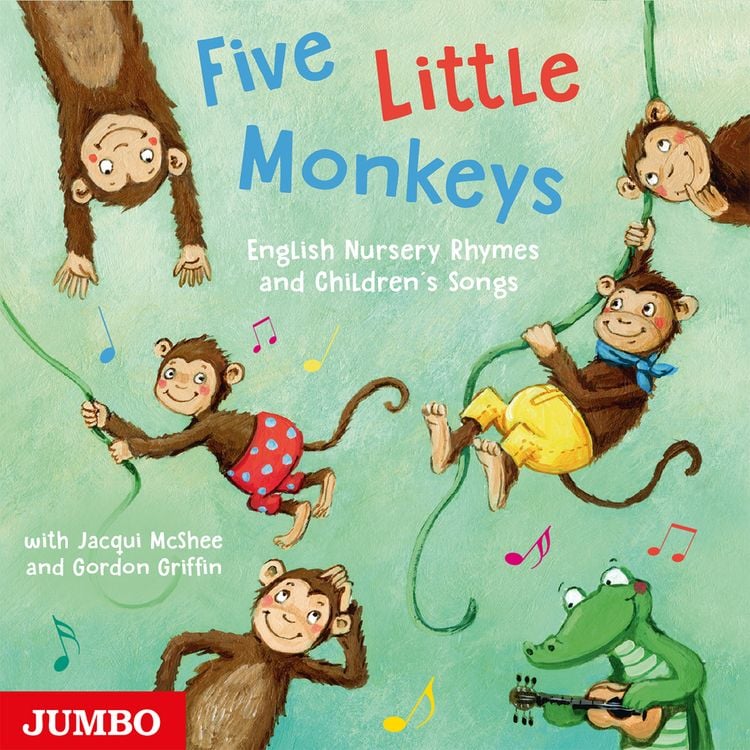 Produktbild: Five Little Monkeys. English Nursery Rhymes and Children&acute;s Songs